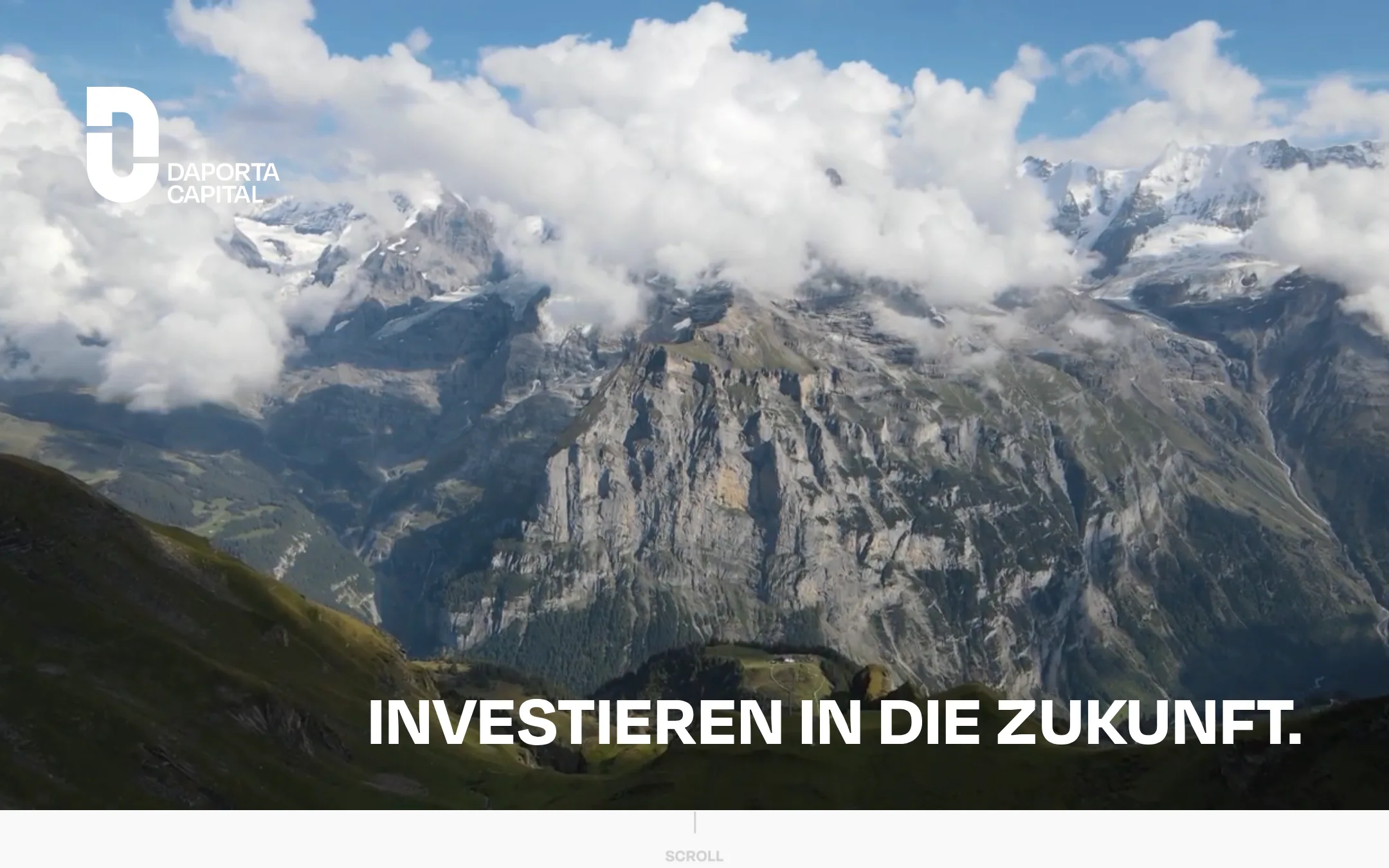 Daporta Capital, Startseite